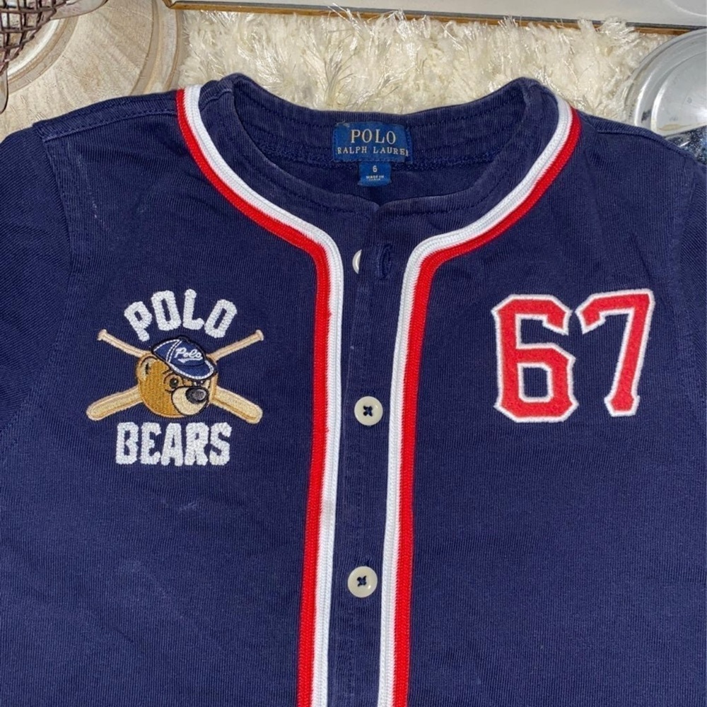 Polo by Ralph Lauren Kids Navy Blue Shirt